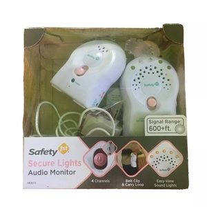 Safety 1st Secure Lights Audio Monitor, Pink